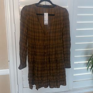 Urban outfitters plaid dress